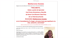 Desktop Screenshot of meditacionesguiadas.org