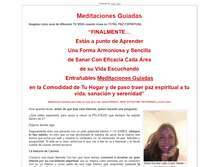 Tablet Screenshot of meditacionesguiadas.org